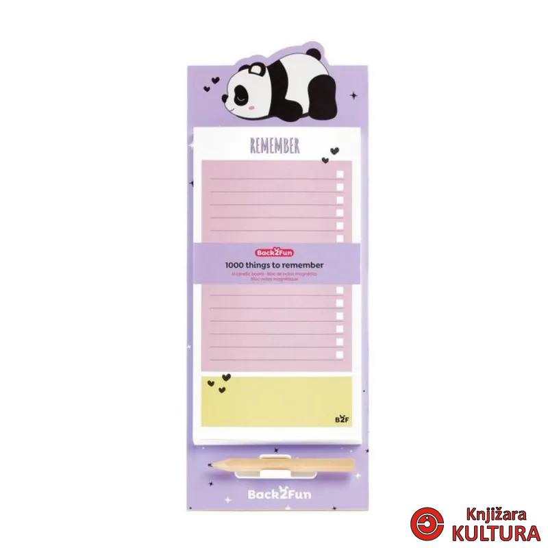 BLOK MAGNETNI NOTEPAD B2F 