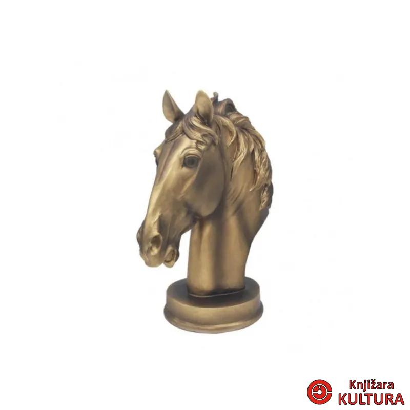 FIGURA BRONZANA HORSE BUST LP74479 
