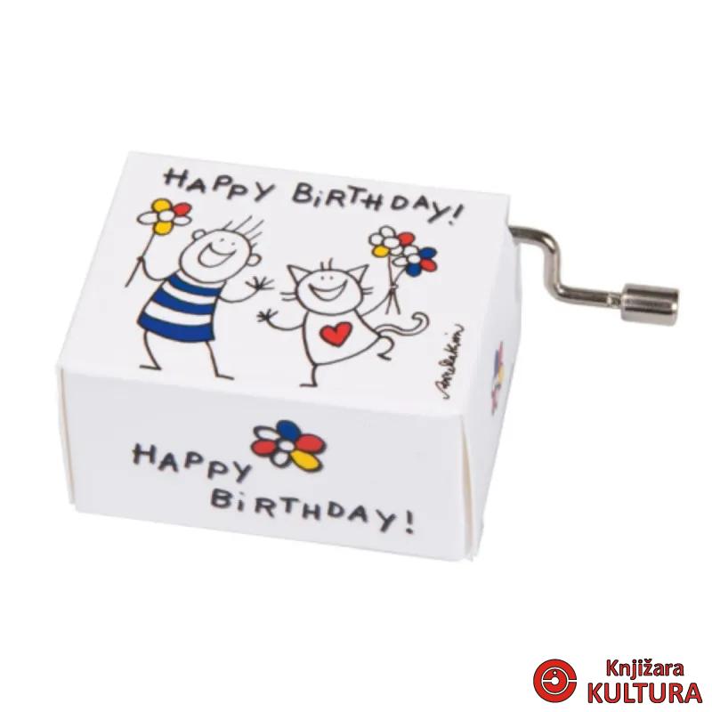 Muzička kutija Happy Birthday, Katze 