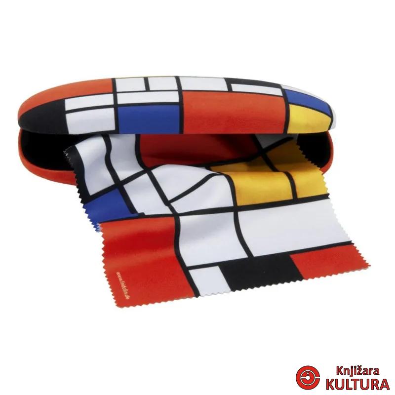 Futrola za naočale sa krpicom Mondrian Style 