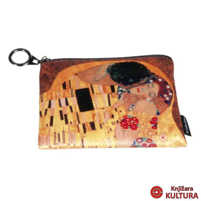 Novčanik mini sa zipom Klimt, The Kiss 
