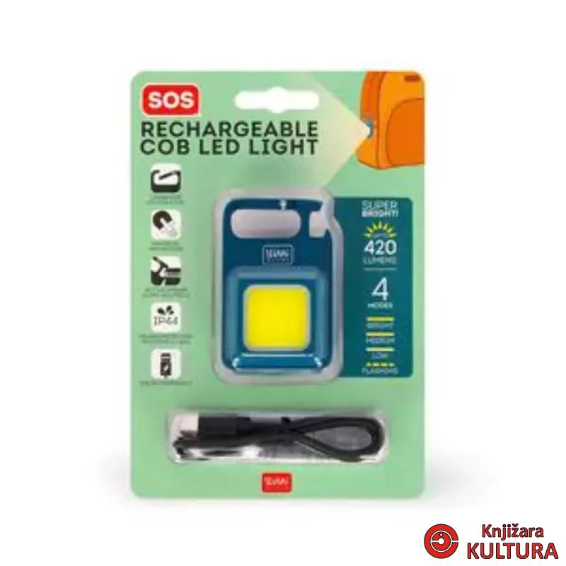 PUNJIVA LED LAMPA - SOS RECHARGEABLE COB LED LIGHT 