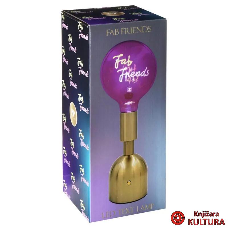 LAMPA TEXT FAB FRIENDS LP73428 