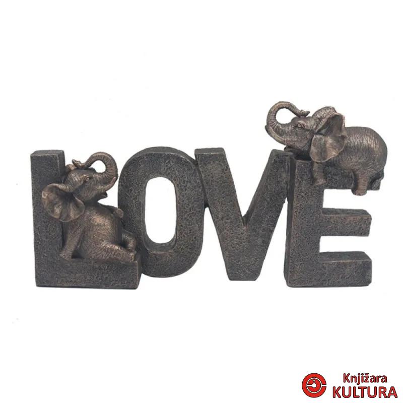 FIGURA ELEPHANT LOVE 