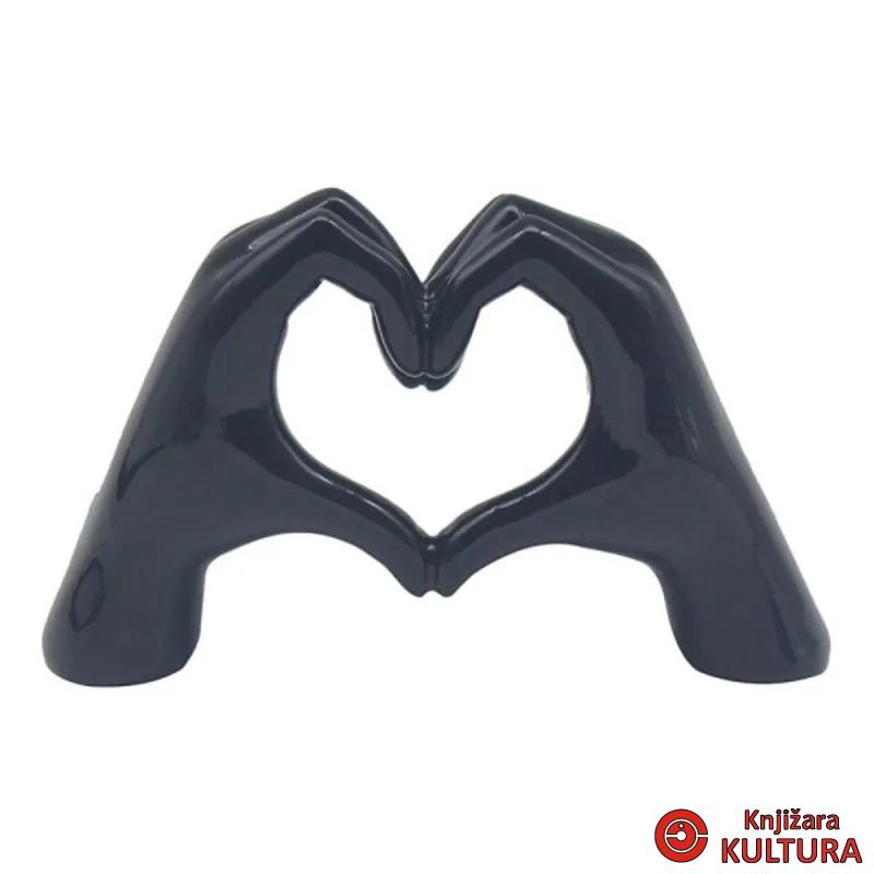 FIGURA LOVE HANDS BLACK 