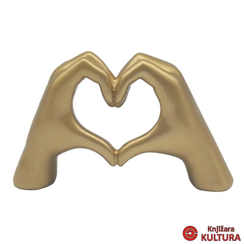 FIGURA LOVE HANDS GOLD 