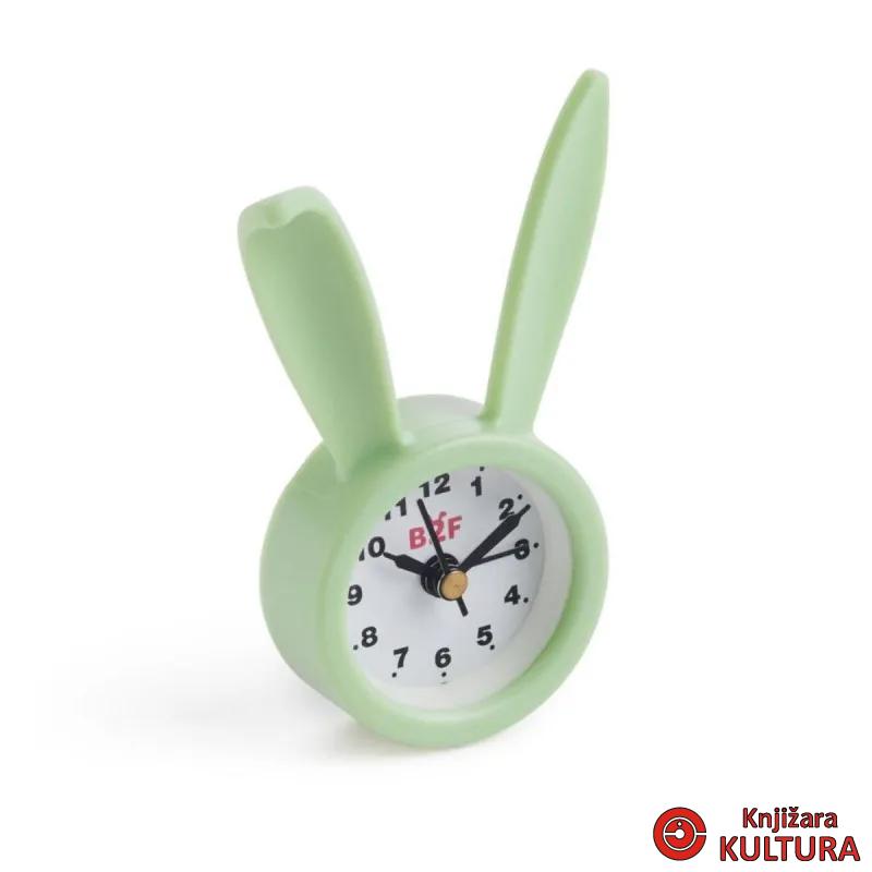 ALARM CLOCK BUNNY GREEN B2F 
