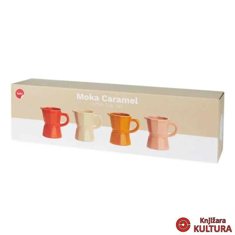 ŠOLJE ZA KAFU SET ,Moka Caramel,assorted colours 