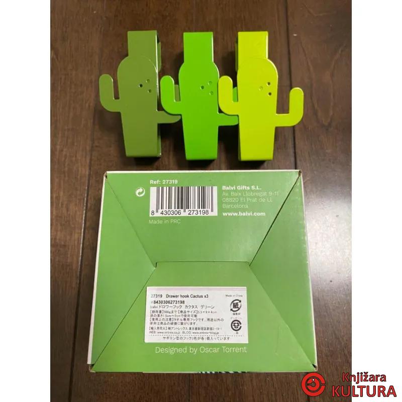 VJEŠALICE SET,Cactus,x3,metal 