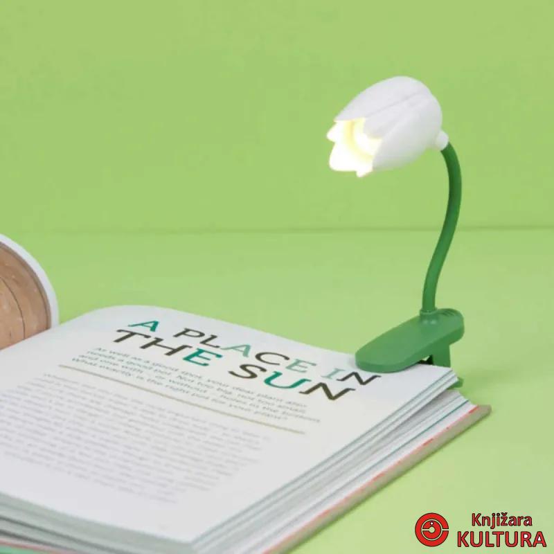 LAMPA ZA CITANJE,Tulip,white,plastic 