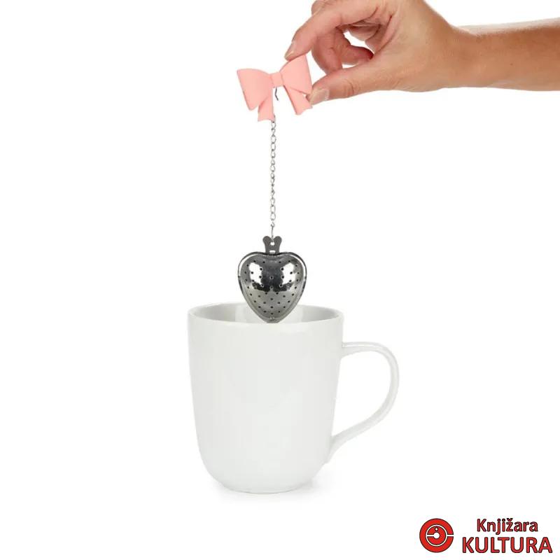 INFUZER ZA CAJ,Coquette,pink,stainless/silicone 