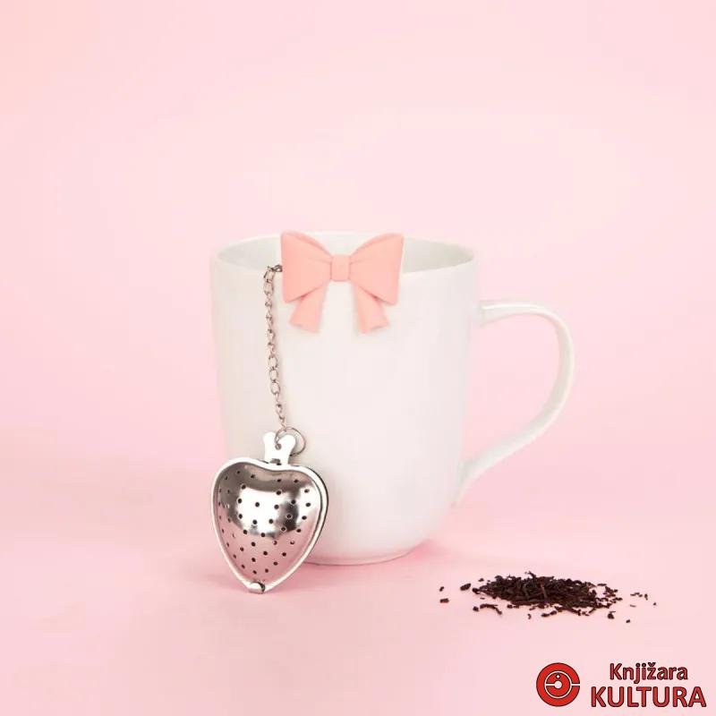INFUZER ZA CAJ,Coquette,pink,stainless/silicone 
