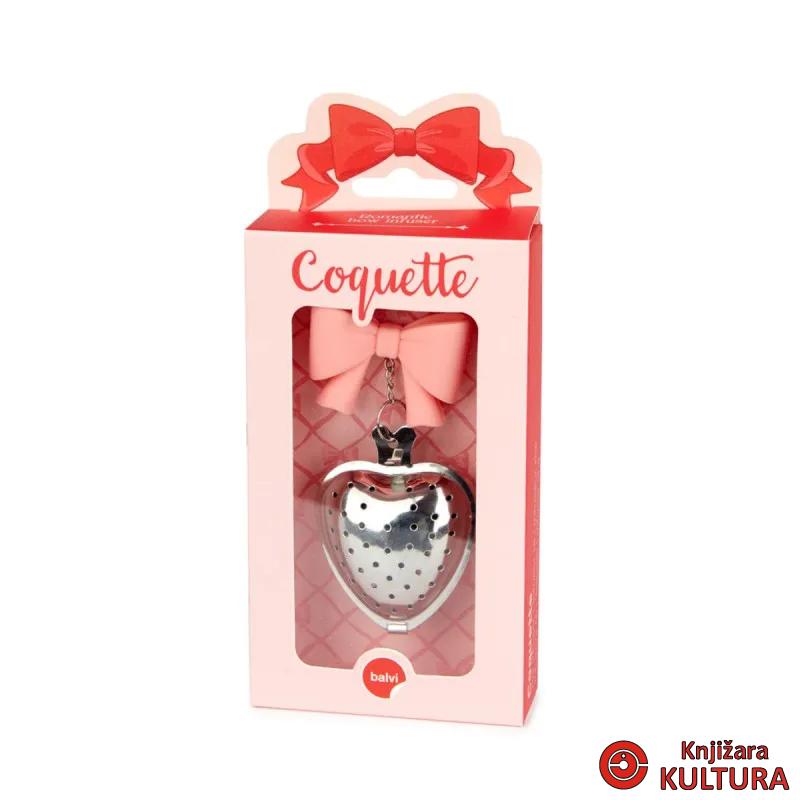 INFUZER ZA CAJ,Coquette,pink,stainless/silicone 