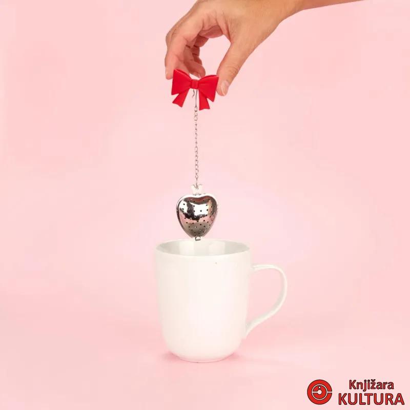 INFUZER ZA CAJ,Coquette,red,stainless/silicone 