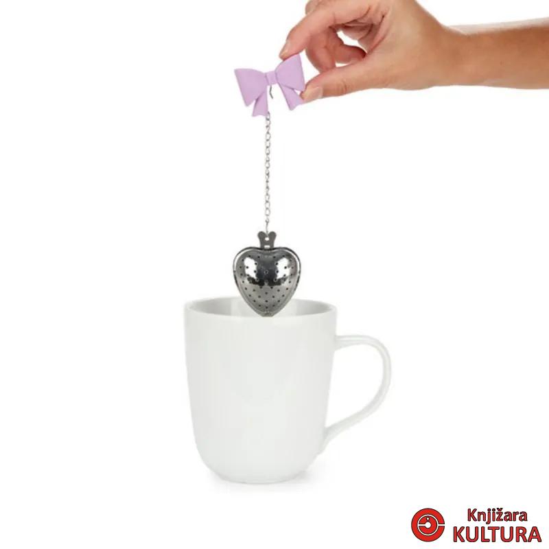 INFUZER ZA CAJ,Coquette,lilac,stainless/silicone 
