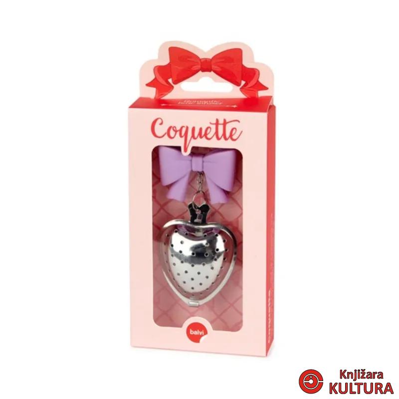 INFUZER ZA CAJ,Coquette,lilac,stainless/silicone 