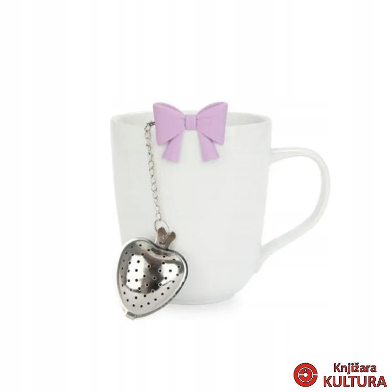 INFUZER ZA CAJ,Coquette,lilac,stainless/silicone 
