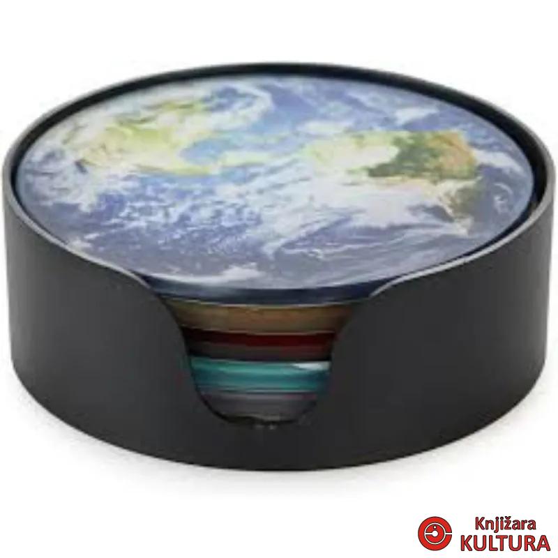 PODMETACI,Planets,x6,glass,holder 