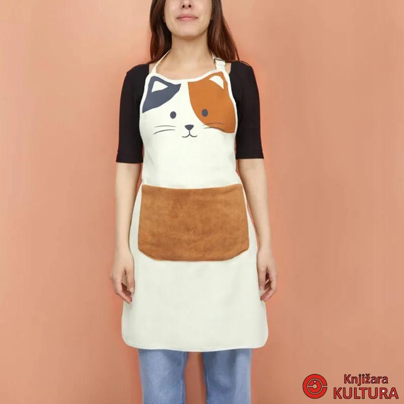KUHINJSKA PREGACA,Kitty Calico,80 cm,polyester 