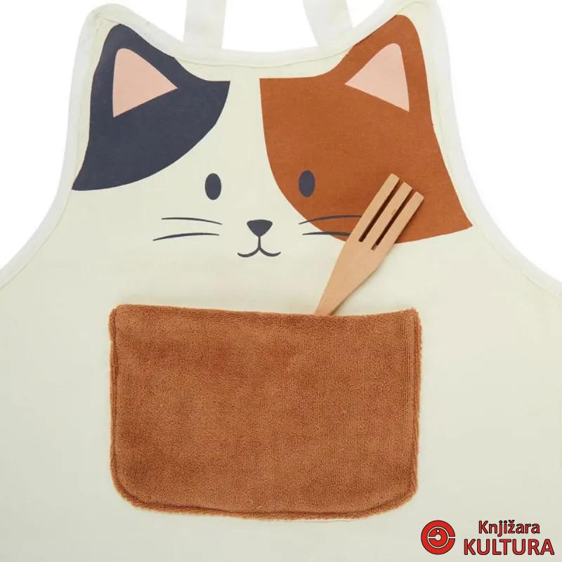KUHINJSKA PREGACA,Kitty Calico,80 cm,polyester 