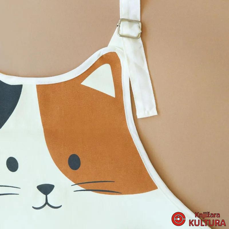 KUHINJSKA PREGACA,Kitty Calico,80 cm,polyester 