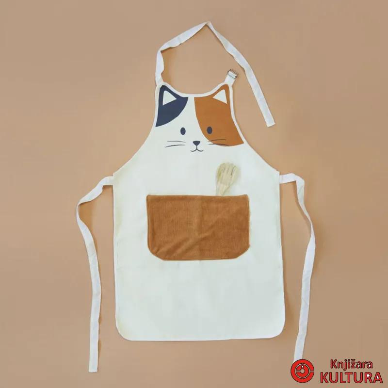 KUHINJSKA PREGACA,Kitty Calico,80 cm,polyester 