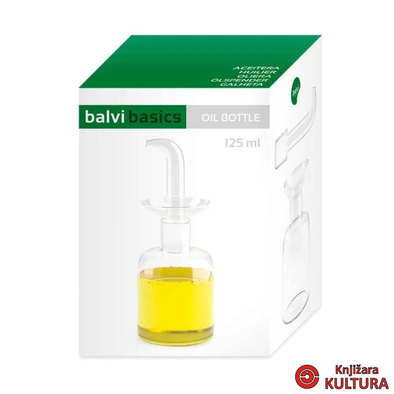 BOCA ZA ULJE,Basics,125ml,cilindric,borosilicate 