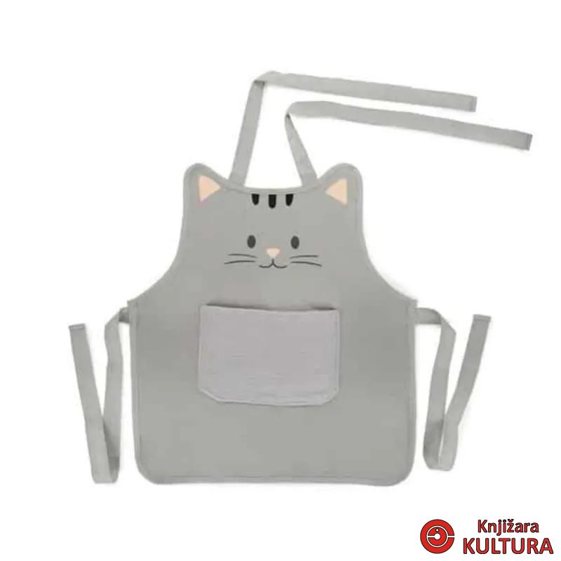 KUHINJSKA PREGACA,Kitty,gray,children,50 cm 