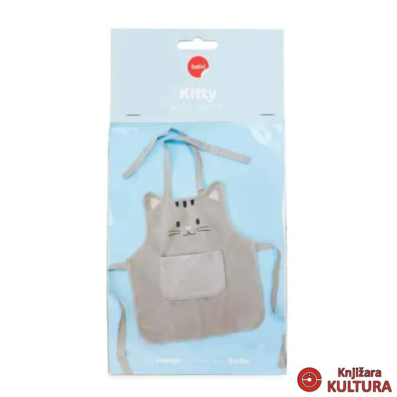 KUHINJSKA PREGACA,Kitty,gray,children,50 cm 