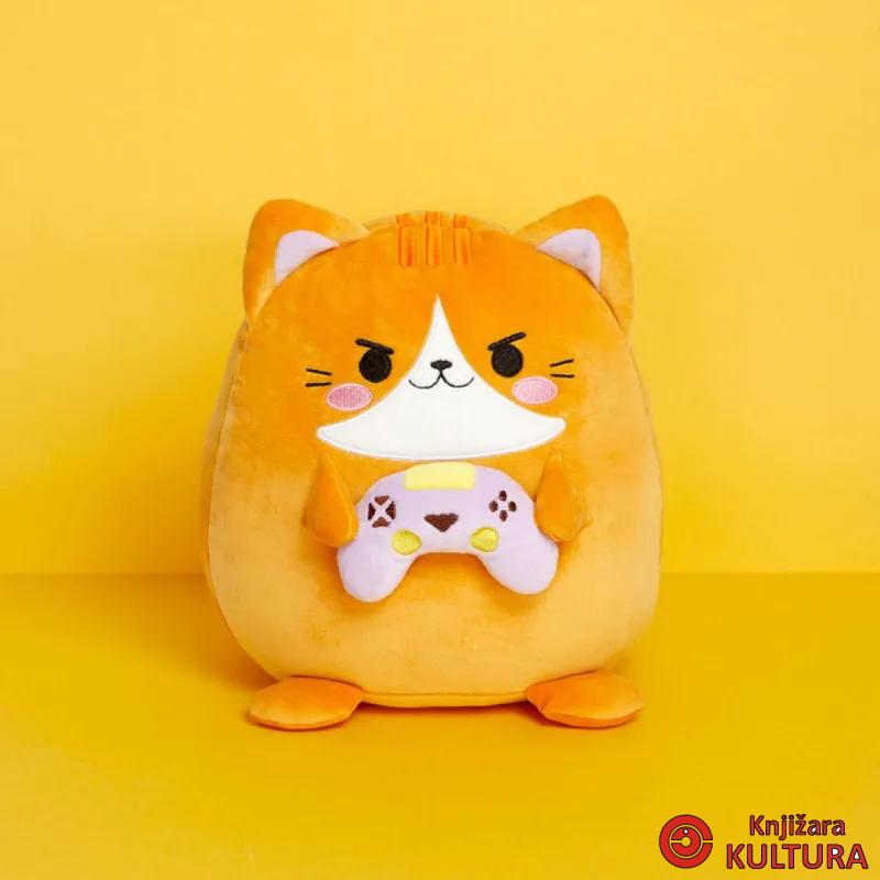 JASTUK,Fluffy Kawaii Gamer,orange,polyester 