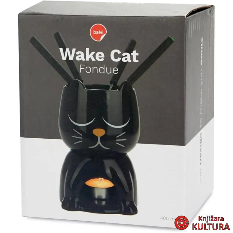 FONDU ZA COKOLADU,Wake Cat,350 ml,black,ceramic 