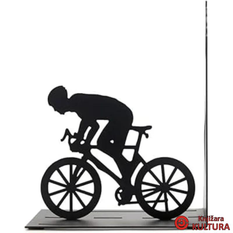 DRŽAC ZA KNJIGE,Cyclist,black,metal 