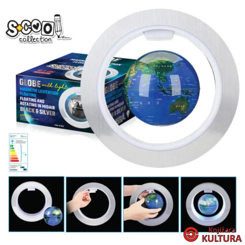 GLOBUS MAGNETNI 15.5CM LIGHT 