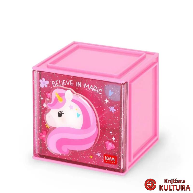 STOLNI ORGANIZER - CUTIE CUBE -UNICORN 