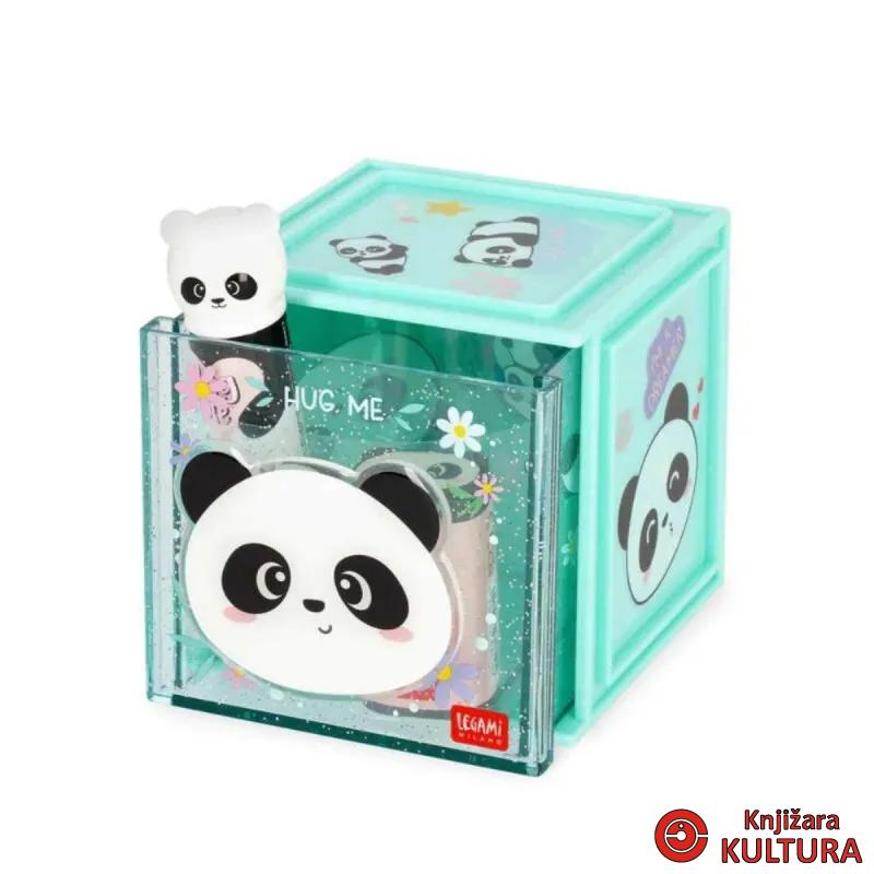 STOLNI ORGANIZER - CUTIE CUBE - PANDA 