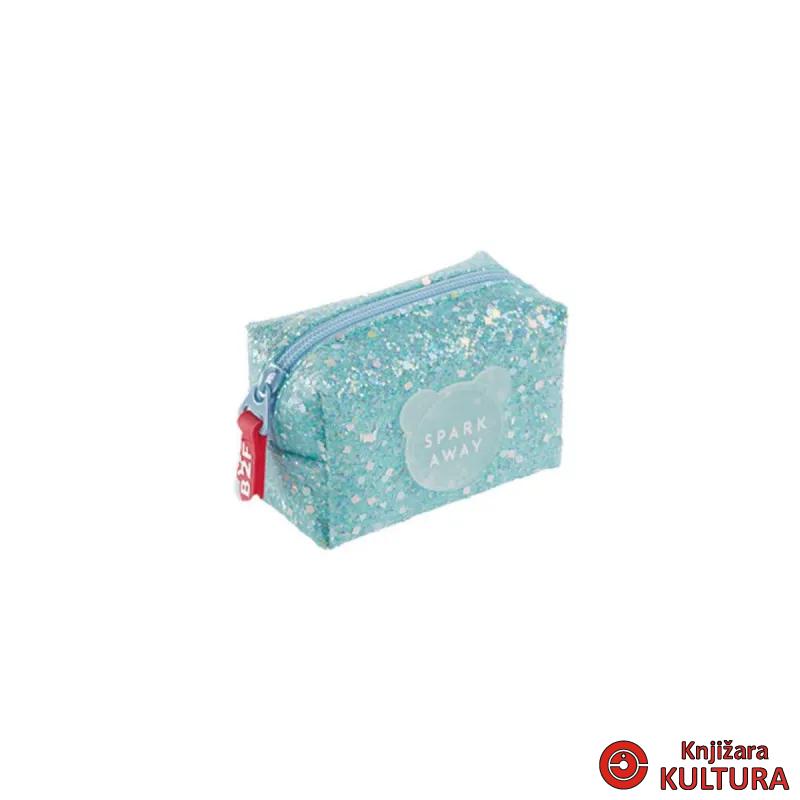 NOVČANIK SHINNY BLUE B2F 19388 