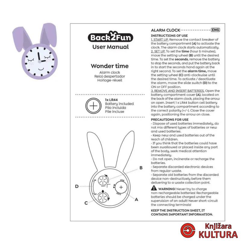 SAT SA ALARMOM B2F BUNNY 13258