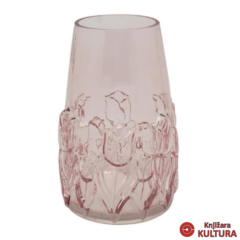 VAZNA STAKLENA PINK FLORAL S LP75767 