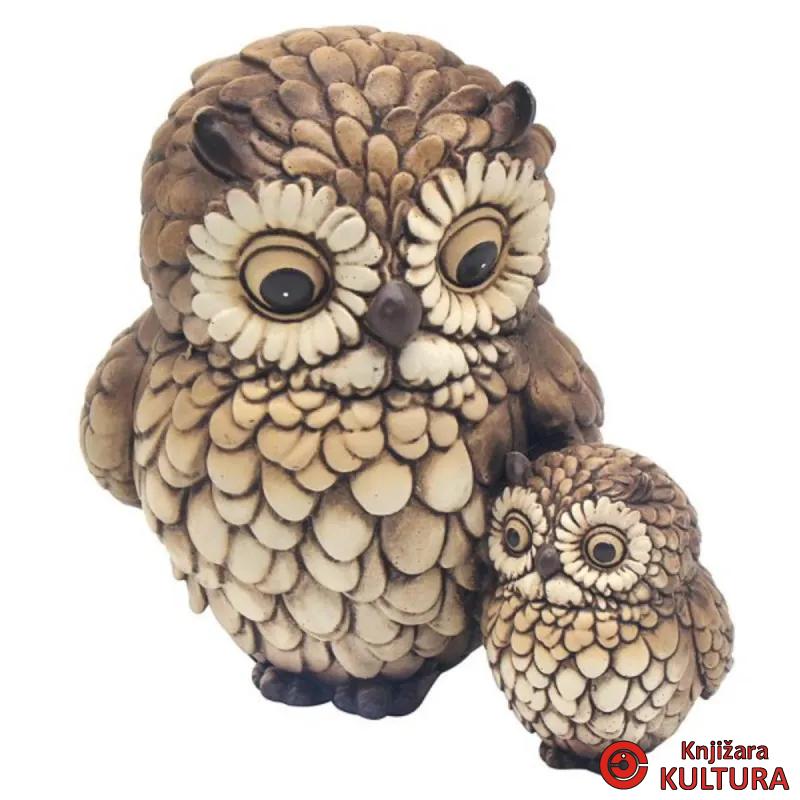 FIGURA HOOTERS OWL WITH BABY LP75438 