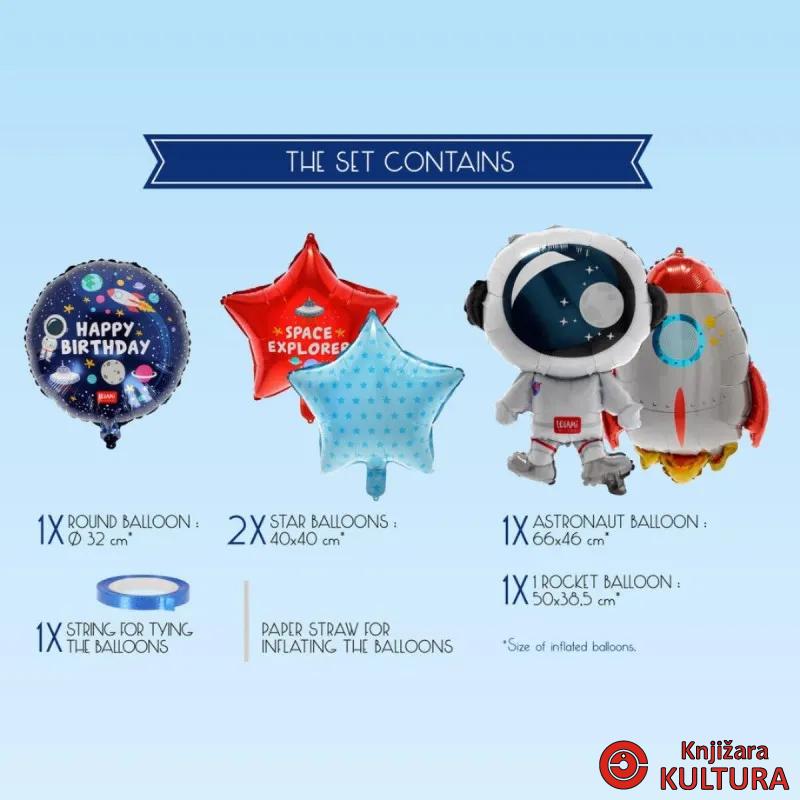 BALONI PARTY 5/1 LET'S PARTY  SPACE 