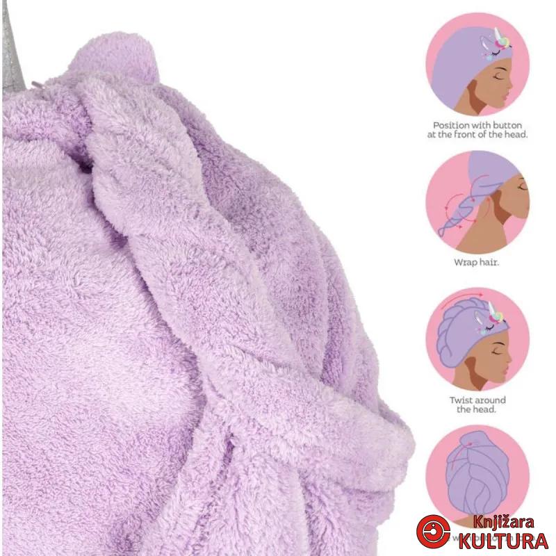 PEŠKIR ZA GLAVU LOVE MY HAIR UNICORN 