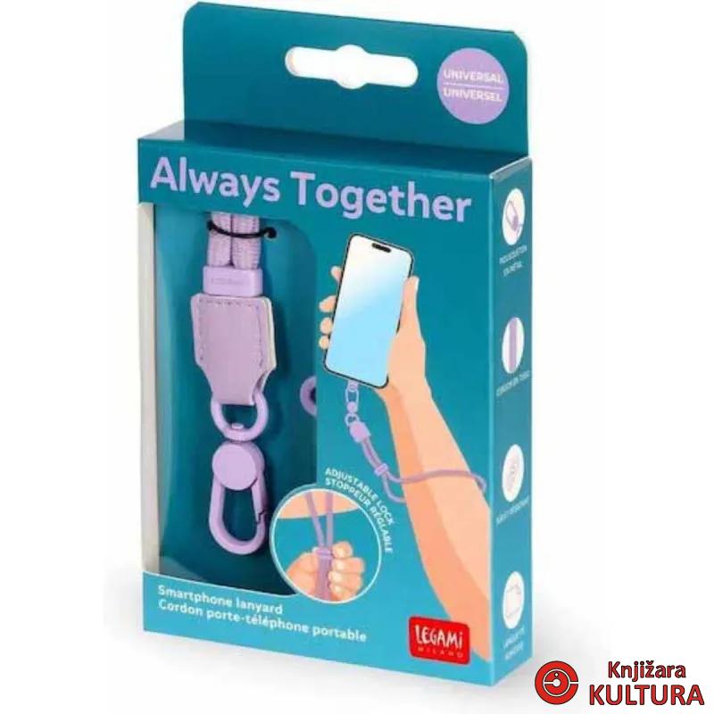 TRAKA ZA MOBILNI ALWAYS TOGETHER WRIST LILAC 