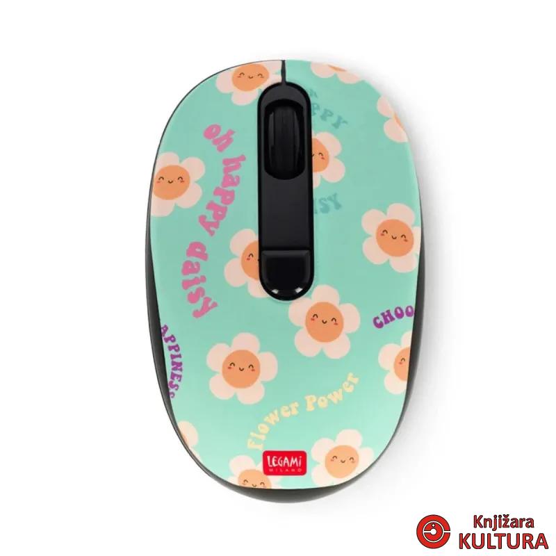 MIŠ BEŽIČNI DAISY GREEN WMO0010 