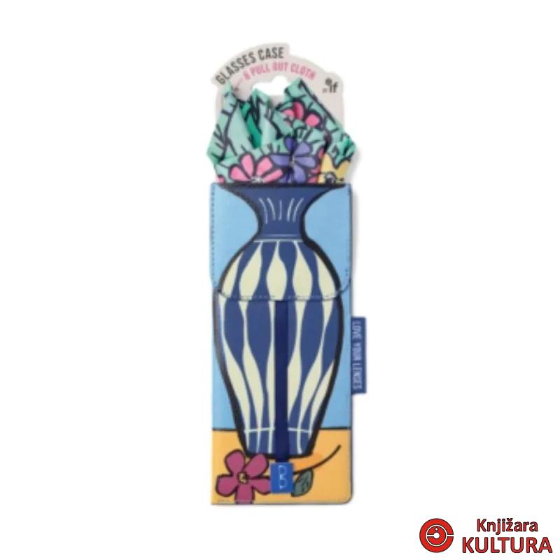 FUTROLA ZA NAOČALE LOVE YOUR LENSES-FLOWER VASE 