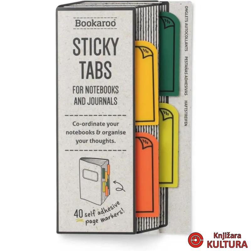 OBILJEŽIVAČI STR.BOOKAROO STICKY TABS-GREENS 