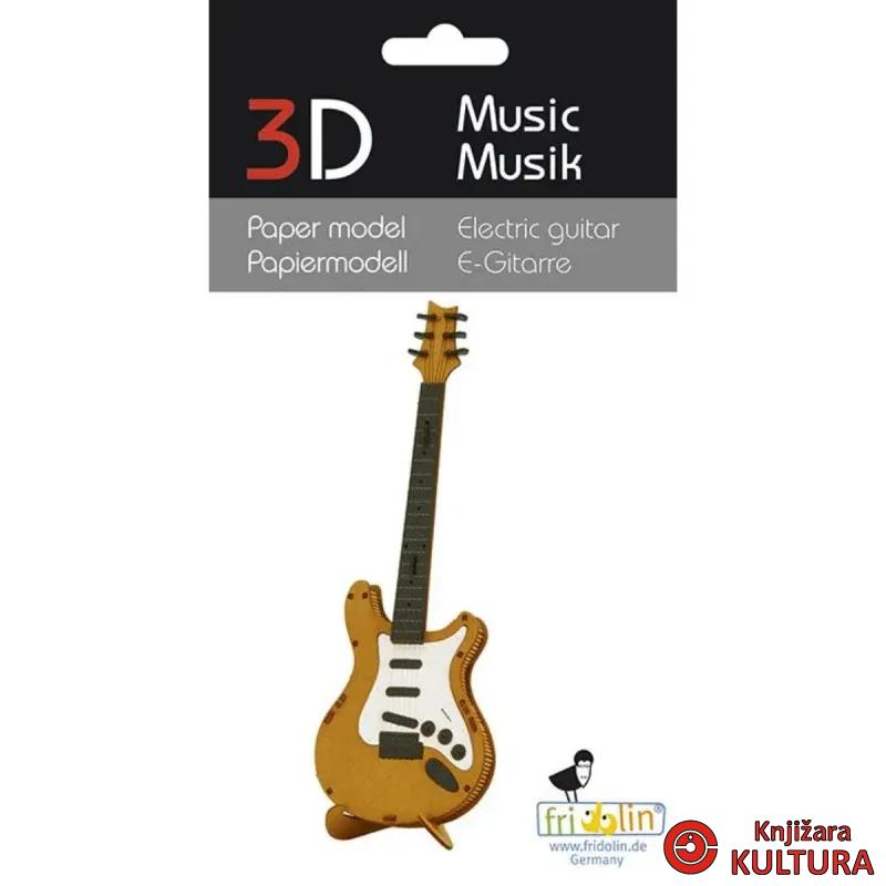 PAPIRNI MODEL 3D ELECTRIC GUITAR 