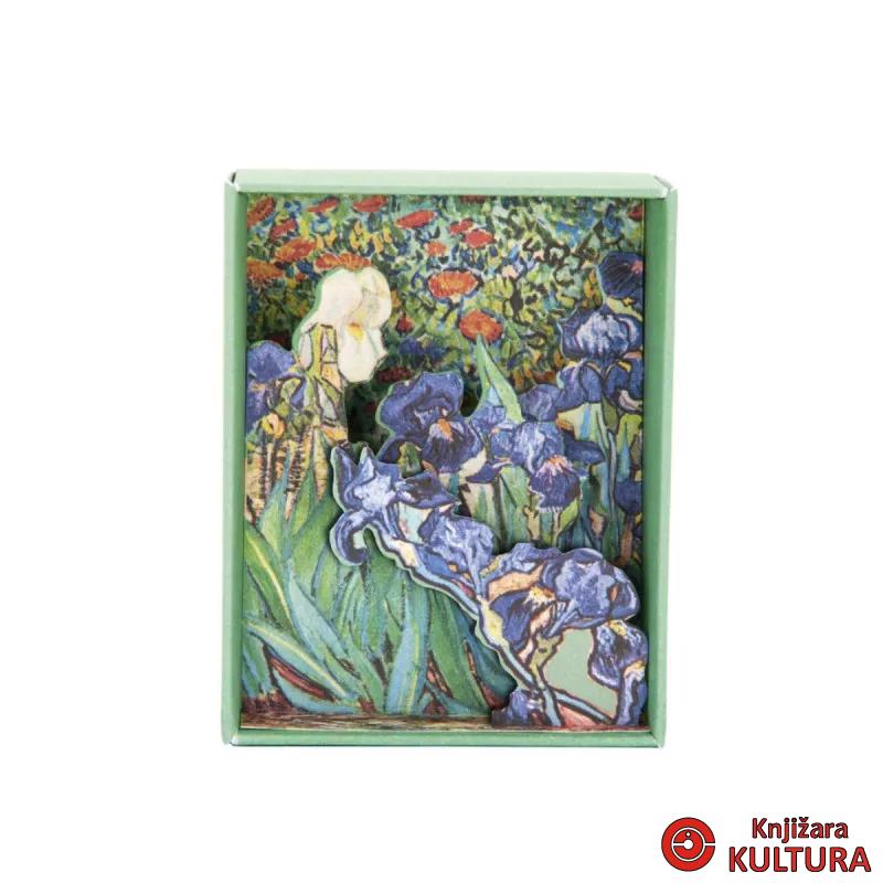 KUTIJA MINI van Gogh, Irises, metal 