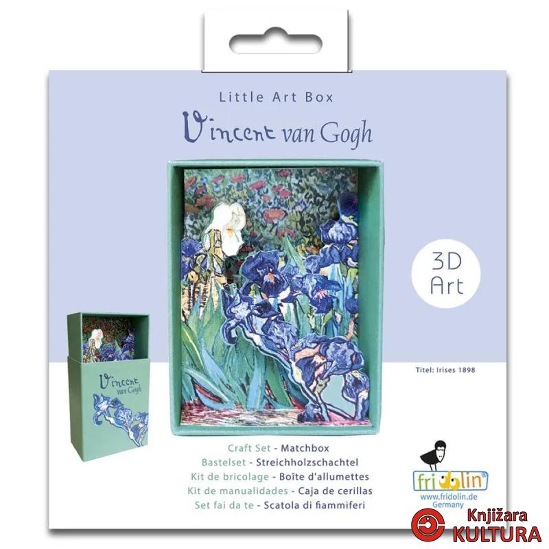 KUTIJA MINI van Gogh, Irises, metal 