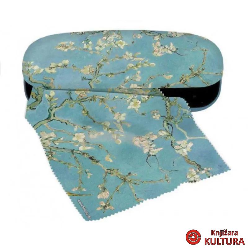 KUTIJA ZA NAOČALE SA KRPICOM Van Gogh, Almond Blossom 
