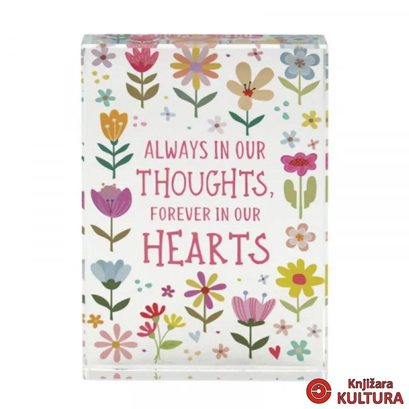 ČAŠA PLAQUE - HEARTS 